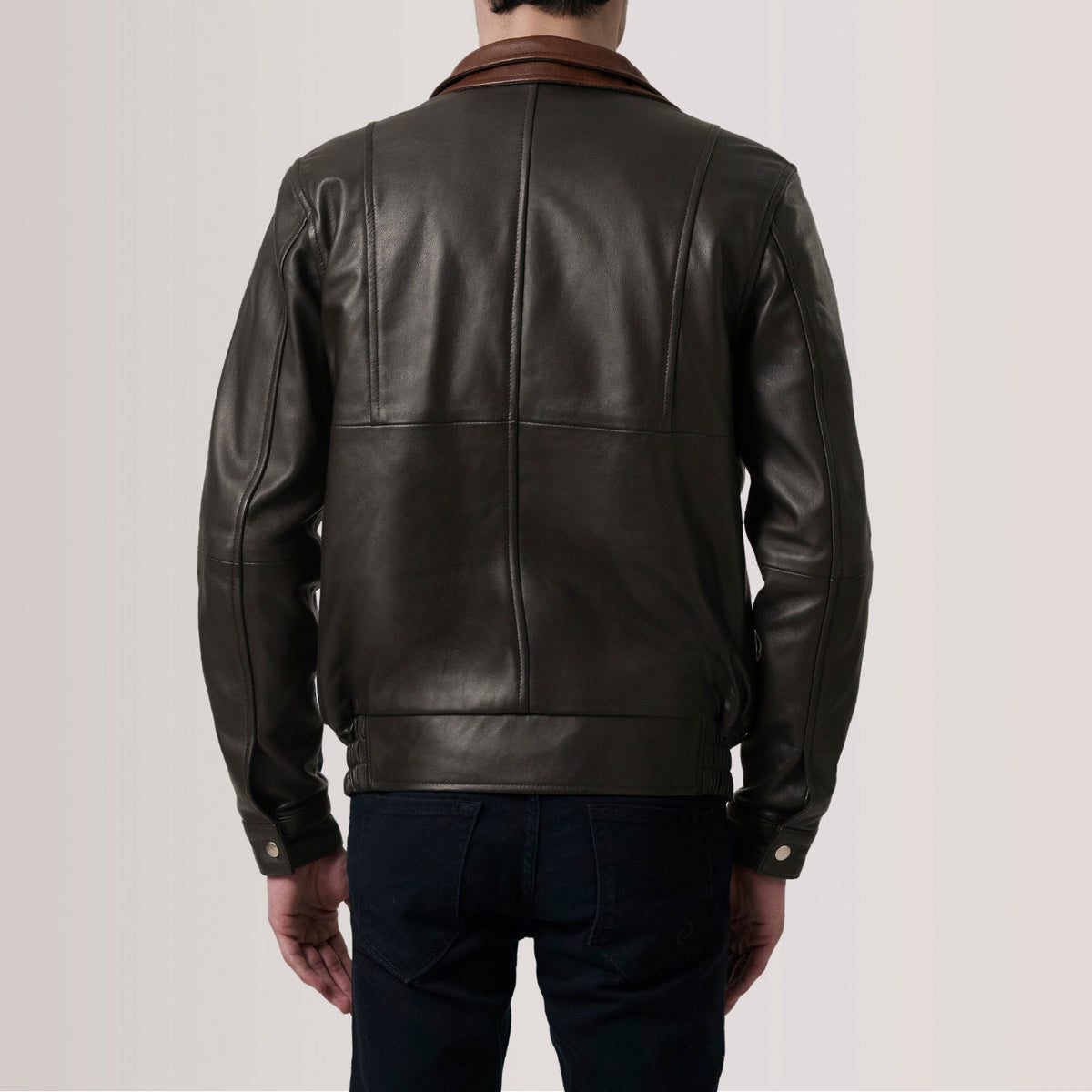 Alfred Blouson Bomber en Cuir pour Homme – Vue produit alternative 5
