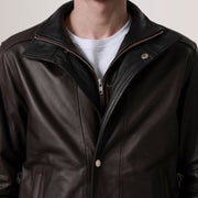 Alfred Blouson Bomber en Cuir pour Homme – Vue produit alternative 4