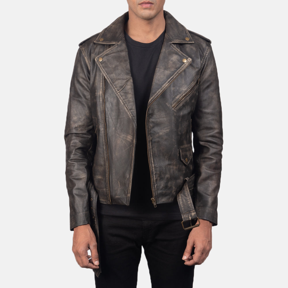 
Allaric Alley Veste Motard en Cuir pour Homme – alternate product view 3