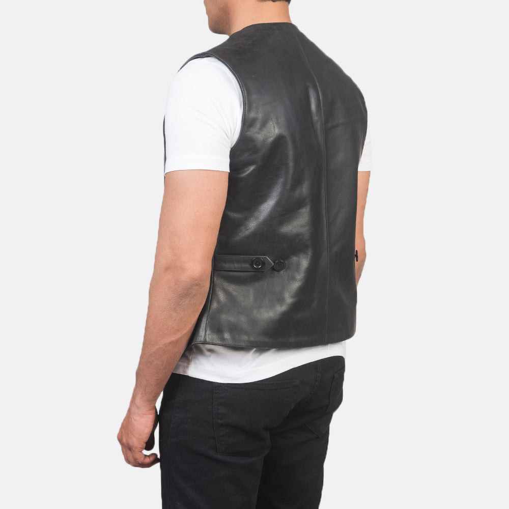
Authentic Cowhide Leather avec grain de cuir pull-up patiné & surpiqûres renforcées haute résistance