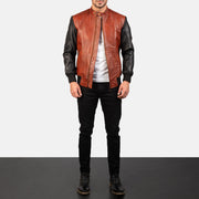 Avan Blouson Bomber en Cuir pour Homme – Vue produit alternative 3