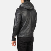 Authentic Sheepskin Leather with Semi-aniline Finish Grain Texture &amp; Heavy-Duty Seam Stitching Detail