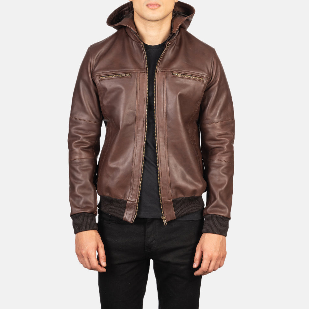 
Bouncer Biz Blouson Bombardier en Cuir pour Homme – alternate product view 1