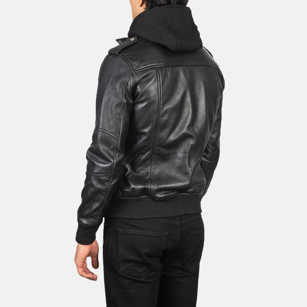 Authentic Sheepskin Leather with Semi-aniline Finish Grain Texture &amp; Heavy-Duty Seam Stitching Detail