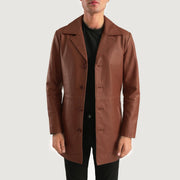 Classmith Manteau en Cuir pour Homme – Vue produit alternative 1