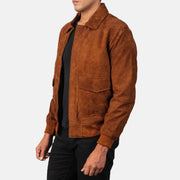 Coffmen Blouson Bomber en Cuir pour Homme – Vue produit alternative 2