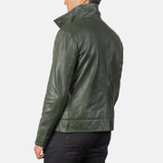 Columbus Blouson Bomber en Cuir pour Homme – Vue produit alternative 5