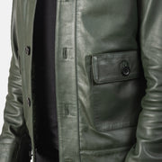 Columbus Blouson Bomber en Cuir pour Homme – Vue produit alternative 6