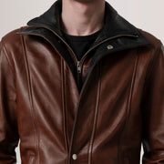 Connor Manteau en Cuir pour Homme – Vue produit alternative 6