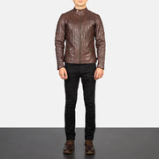 
Damian Veste Motard en Cuir pour Homme – alternate product view 3