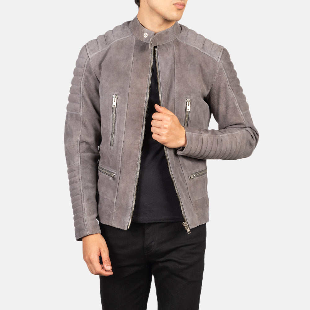 
Damian Veste Motard en Cuir pour Homme – alternate product view 1