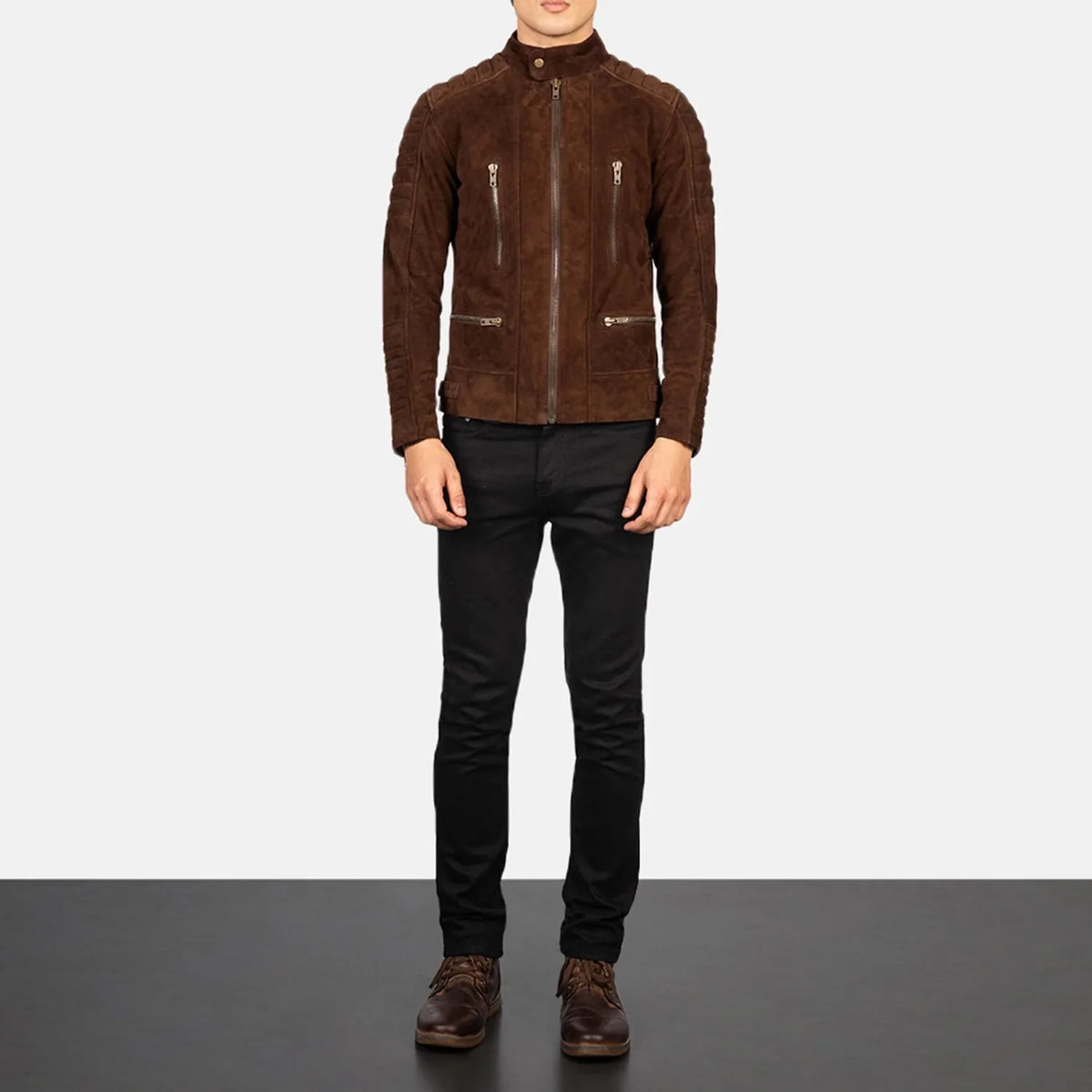
Damian Veste Motard en Cuir pour Homme – alternate product view 3