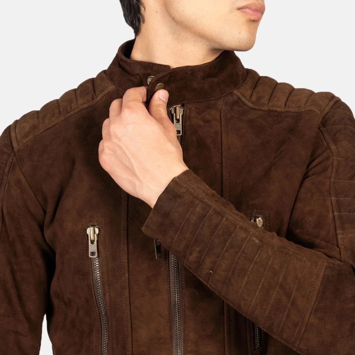 
Damian Veste Motard en Cuir pour Homme – alternate product view 6