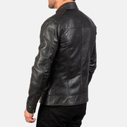
Cuir de vachette véritable avec grain de cuir pull-up patiné & surpiqûres renforcées haute résistance