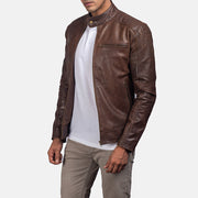 
Dean Noir Veste Motard en Cuir pour Homme – alternate product view 2