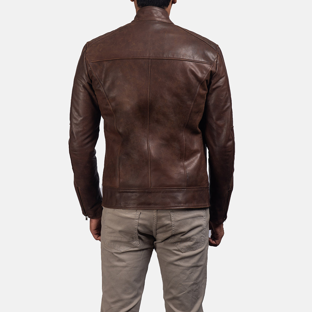 
Dean Noir Veste Motard en Cuir pour Homme – alternate product view 5