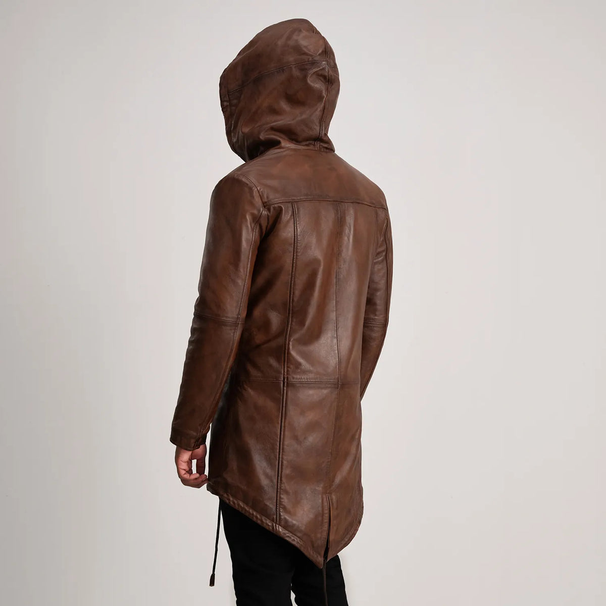 Delvin Veste en Cuir pour Homme – Vue produit alternative 5