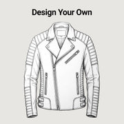 Design Your Custom Leather Jacket | Free Shipping &amp; Alteration in Classic Full-Grain Leather - Vue de face &amp; silhouette ajustée | Acheter en ligne