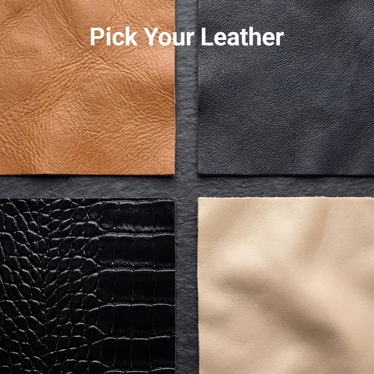 Vue détaillée of Classic Collar &amp; Heavy-Duty Zipper Hardware on Design Your Custom Leather Jacket | Free Shipping &amp; Alteration