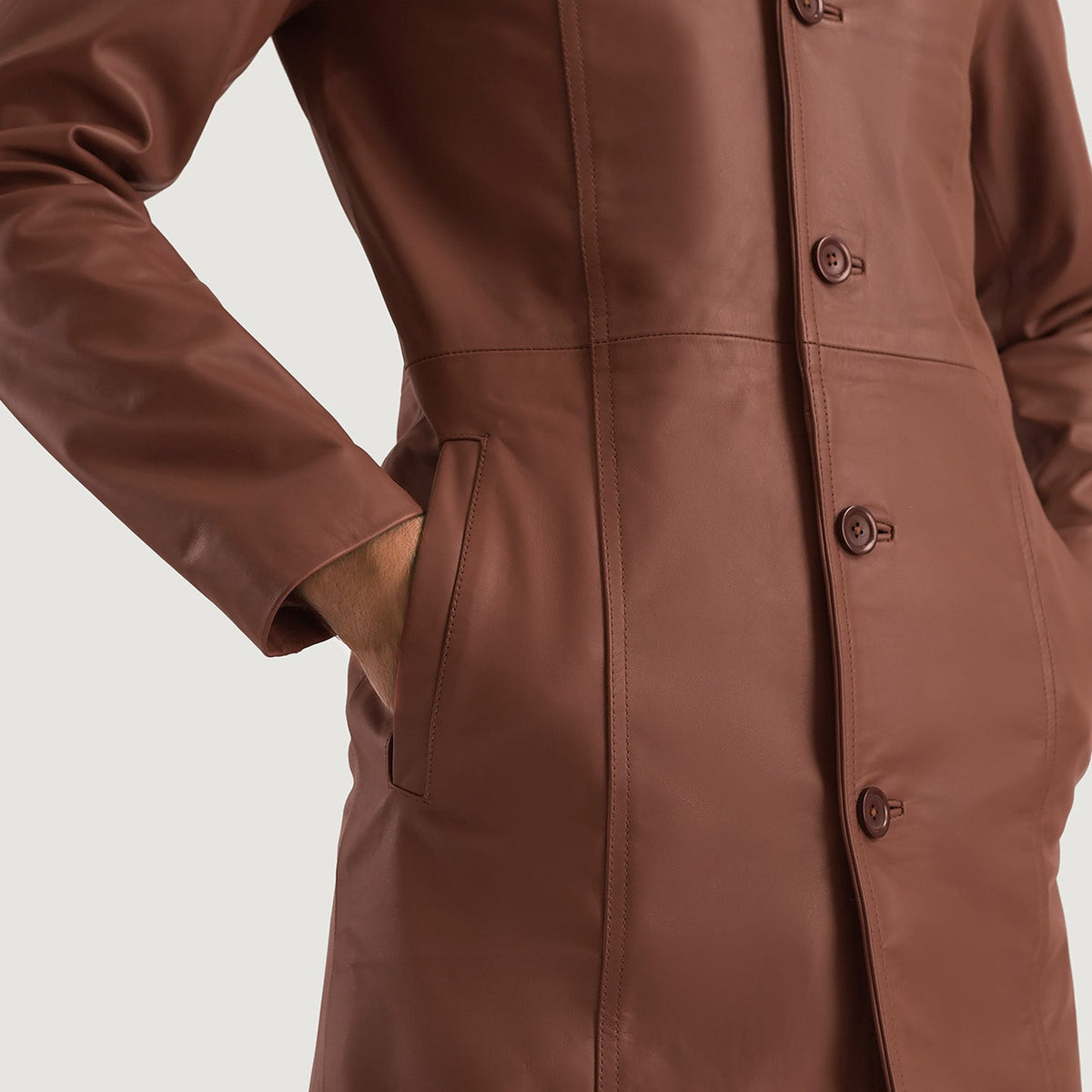
Vue intérieure Showing Quilted Polyester Lining & Deux poches intérieures fonctionnelles