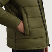 
Vue intérieure Showing Quilted Viscose Lining & Deux poches intérieures fonctionnelles