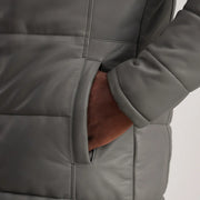 
Floyd Manteau en Cuir Camel Puffer Veste en Cuir pour Homme – alternate product view 6