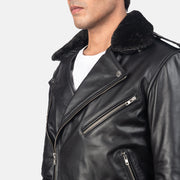Authentic Cowhide Leather with Semi-aniline Finish Grain Texture &amp; Heavy-Duty Seam Stitching Detail
