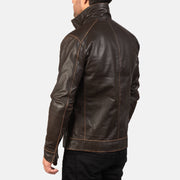 Hudson Veste Motard en Cuir pour Homme – Vue produit alternative 5