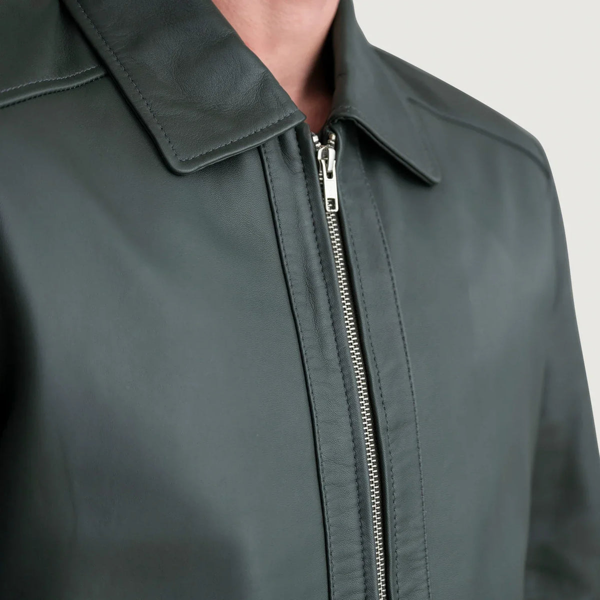 Inferno Leather Brown Jacket – Vue produit alternative 5