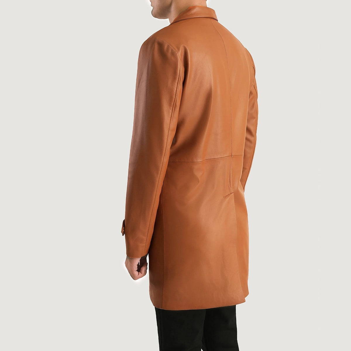 Infinity Manteau en Cuir pour Homme – Vue produit alternative 5
