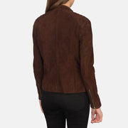 Kelsee Veste Motard en Cuir pour Femme – Vue produit alternative 5