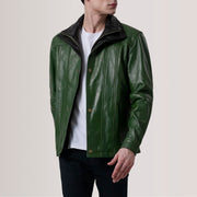 Klen Veste en Cuir pour Homme – Vue produit alternative 1