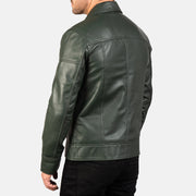 Lavendard Veste Motard en Cuir pour Homme – Vue produit alternative 6