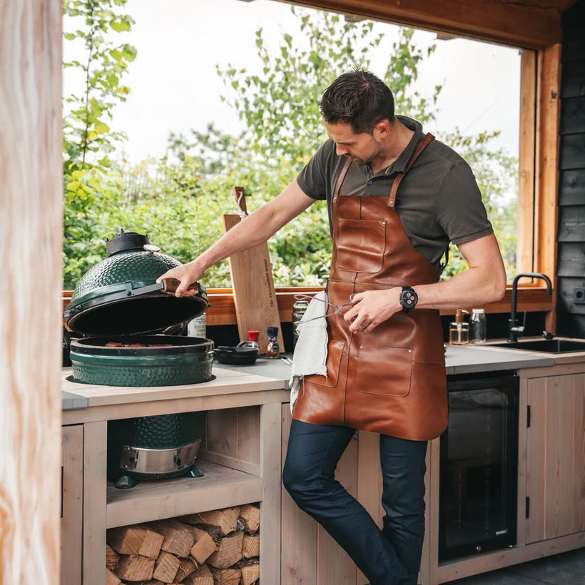 Leather Apron Churrasco pour Femme