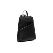 Claire Full-Grain Leather Backpack pour Femme in Classic 100% Full-Grain Leather - Full Exterior Front Profile View | Acheter en ligne