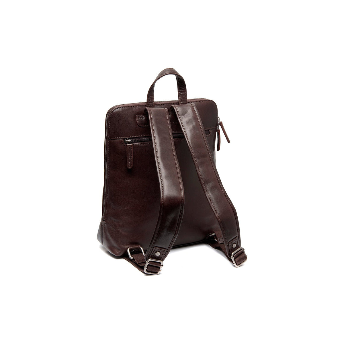 Brown Leather Backpack Fornella, detail view 4