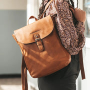 Vermont Full-Grain Leather Backpack pour Femme – Vue produit alternative 3