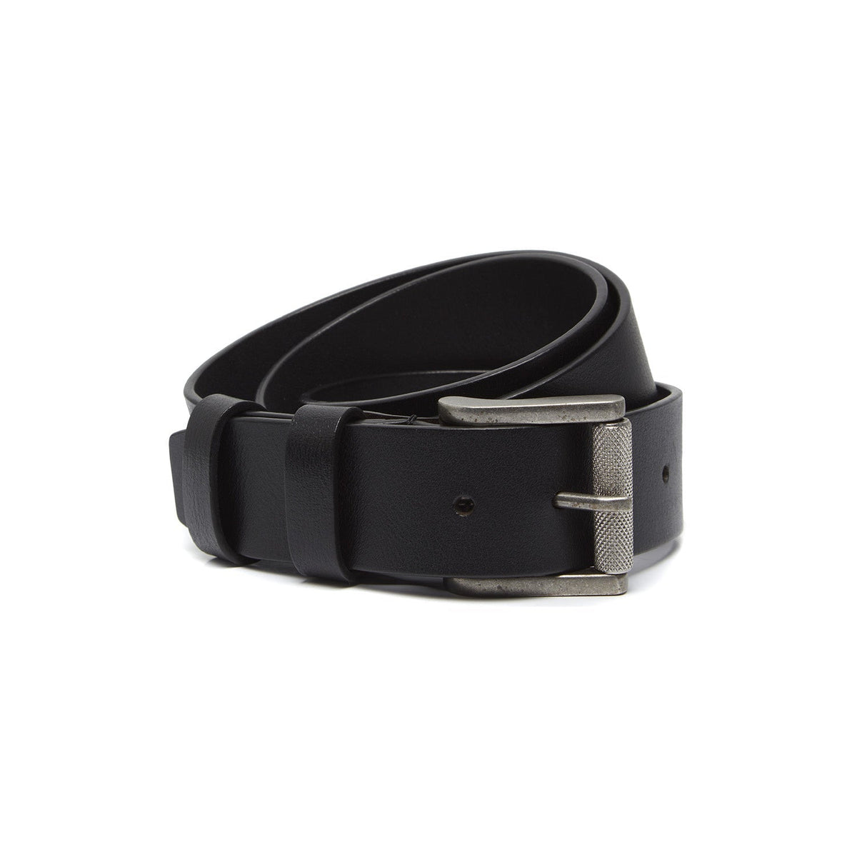 Aayden Full-Grain Ceinture en Cuir pour Homme in Classic 100% Full-Grain Leather - Full Exterior Front Profile View | Acheter en ligne