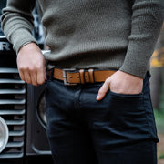 Aayden Full-Grain Ceinture en Cuir pour Homme – Vue produit alternative 3