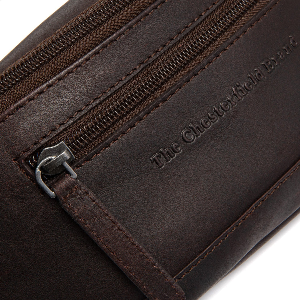 Brown Leather Belt Bag Brana, detail view 3