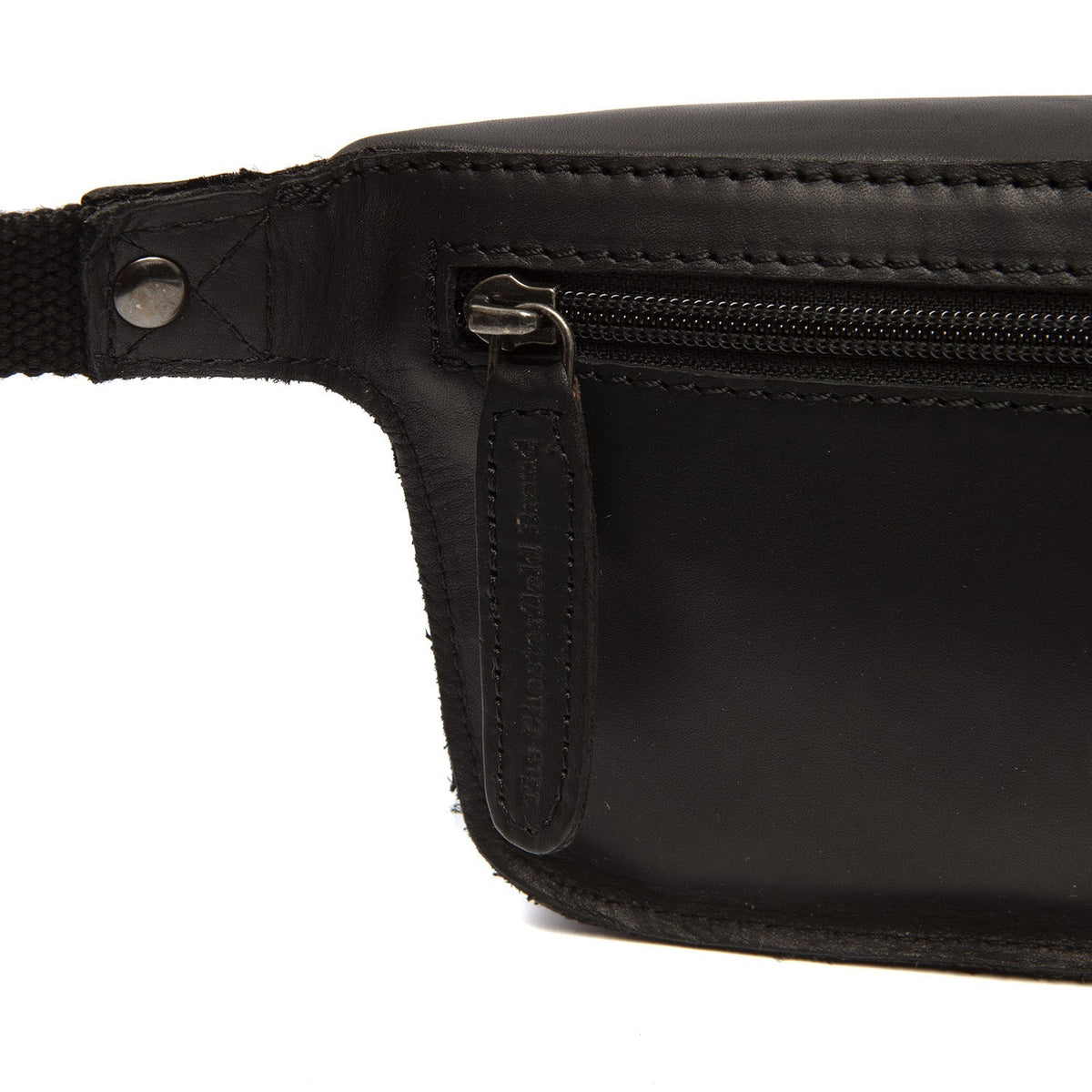 Solid Antique Brass Hardware &amp; Heavy-Duty Dual Zipper Detail on Toronto Full-Grain Ceinture en Cuir Bag pour Femme