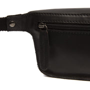 Solid Antique Brass Hardware &amp; Heavy-Duty Dual Zipper Detail on Toronto Full-Grain Ceinture en Cuir Bag pour Femme