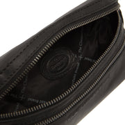 Toronto Full-Grain Ceinture en Cuir Bag pour Femme - Structured Side Profile Showing Gusset Depth &amp; Expansion Capacity
