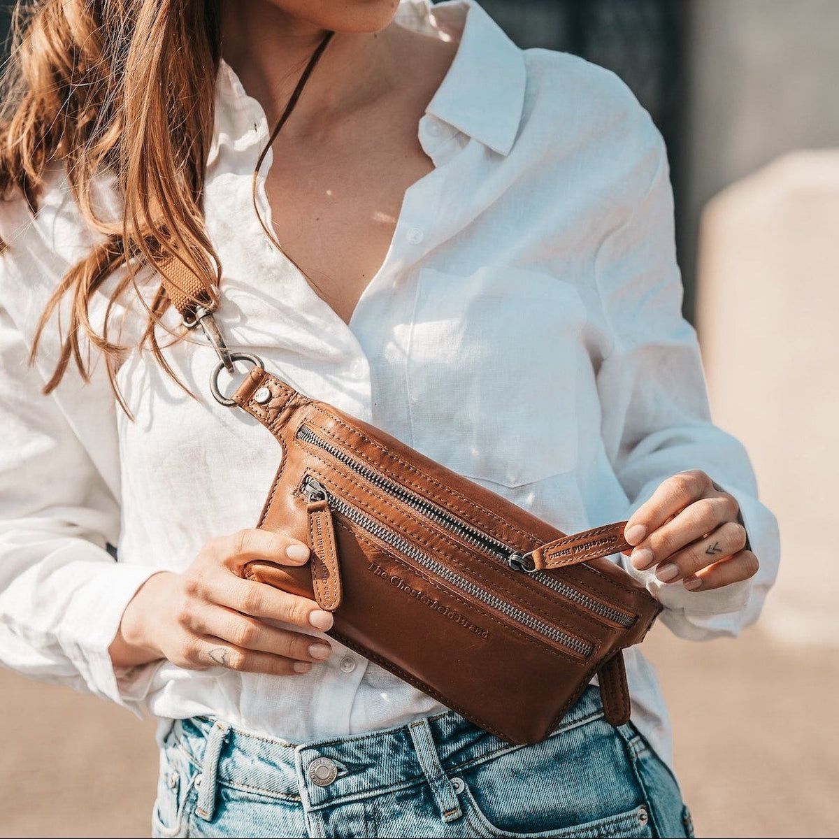 Toronto Full-Grain Ceinture en Cuir Bag pour Femme – Vue produit alternative 2