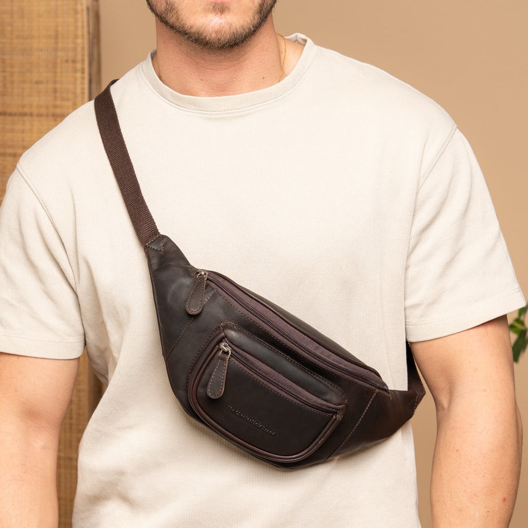 
Vernio Sac banane en cuir pleine fleur – alternate product view 2