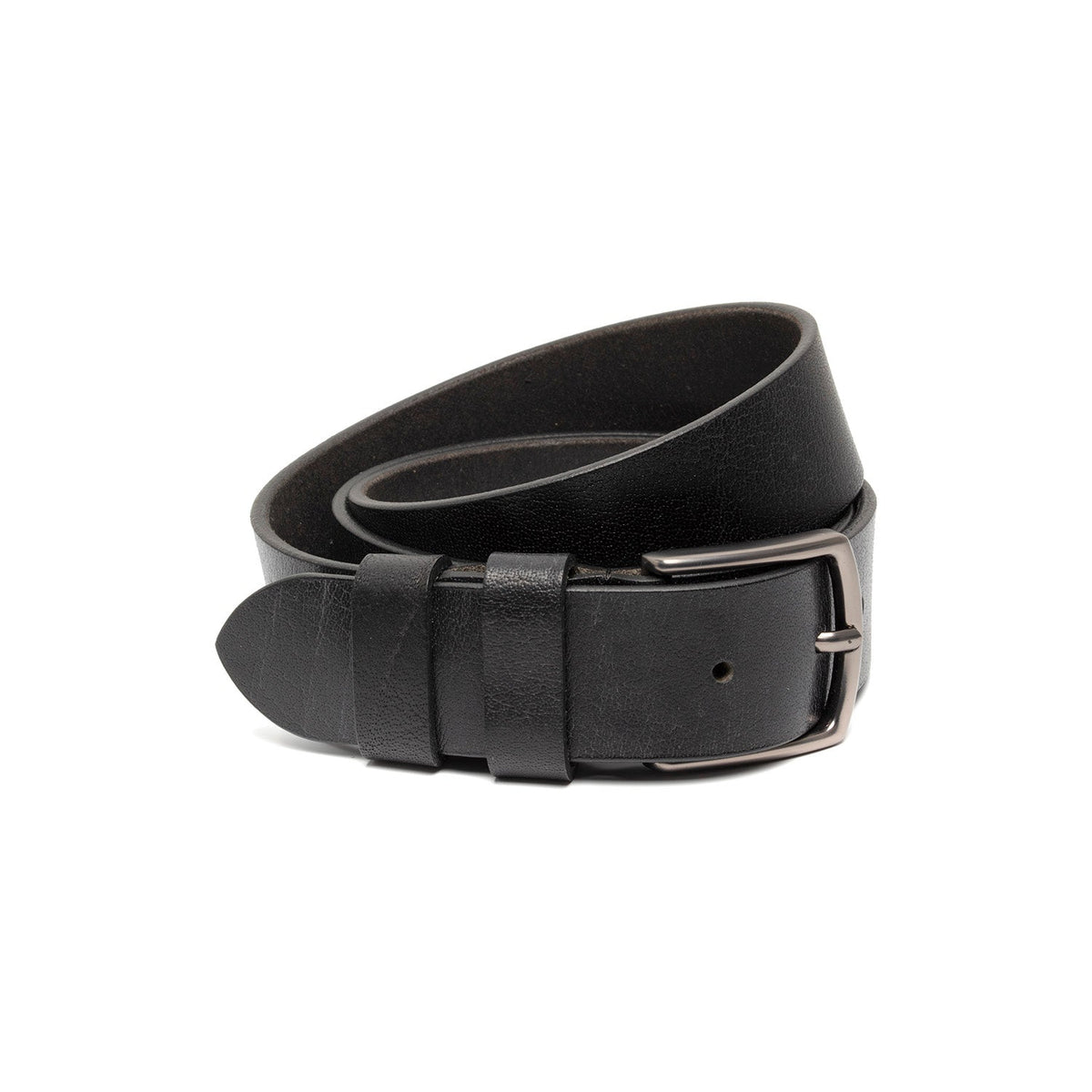 Morrison Full-Grain Ceinture en Cuir pour Homme in Classic 100% Full-Grain Leather - Full Exterior Front Profile View | Acheter en ligne