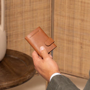 Frankfurt Full-Grain Leather Card Holder pour Femme – Vue produit alternative 3