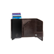 Larino Full-Grain Leather Card Holder pour Femme – Vue produit alternative 3
