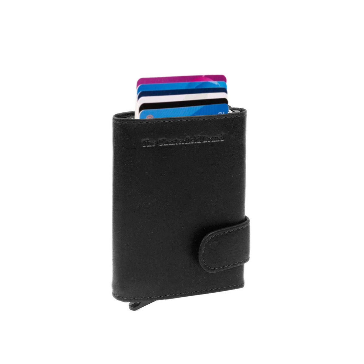 
Leicester Cuir Pleine Fleur Porte-cartes en cuir pleine fleur véritable 100% - Full Exterior Vue de face & silhouette ajustée | Acheter en ligne