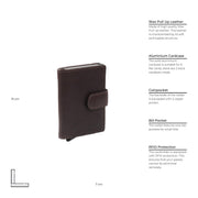 Reinforced Leather Base with Protective Metal Studs Detail